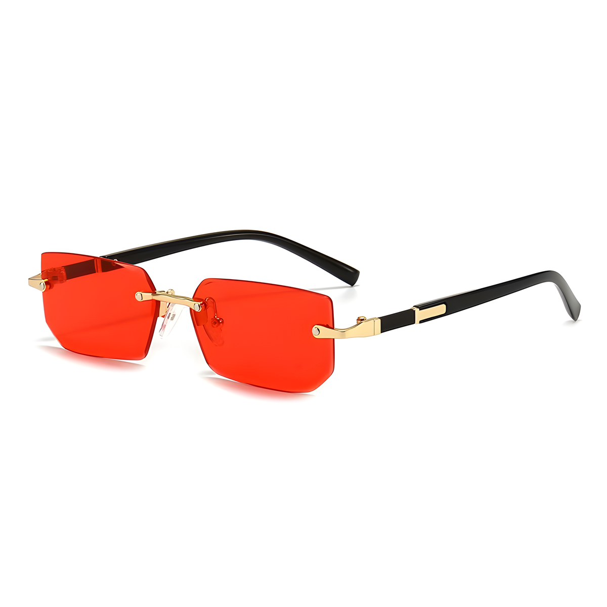 Rimless Rectangular Sunglasses