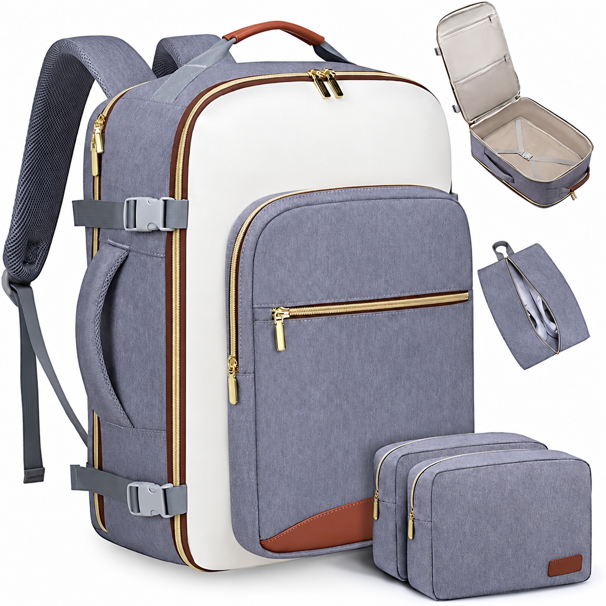 Large Travel Backpack Organizer Set